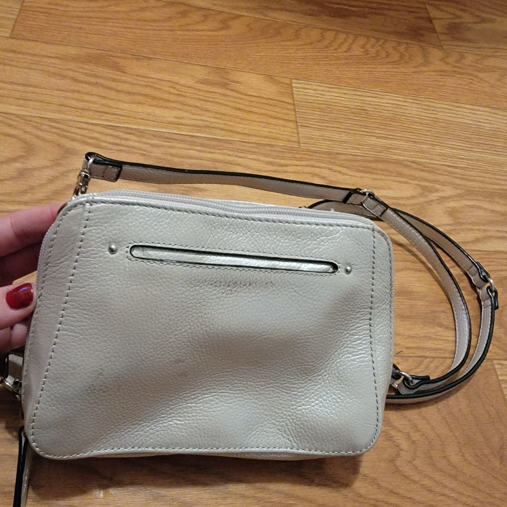 Tignanello Metallic Silver Convertible Crossbody Bag - Picture 10 of 11